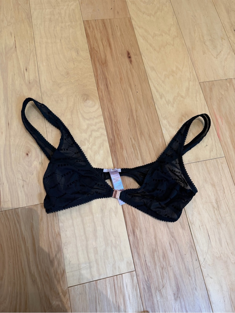 Savage X Fenty Black Lace Bralette
